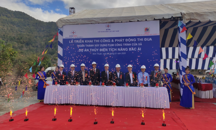 Lễ triển khai thi công dự án thủy điện tích năng Bác Ái